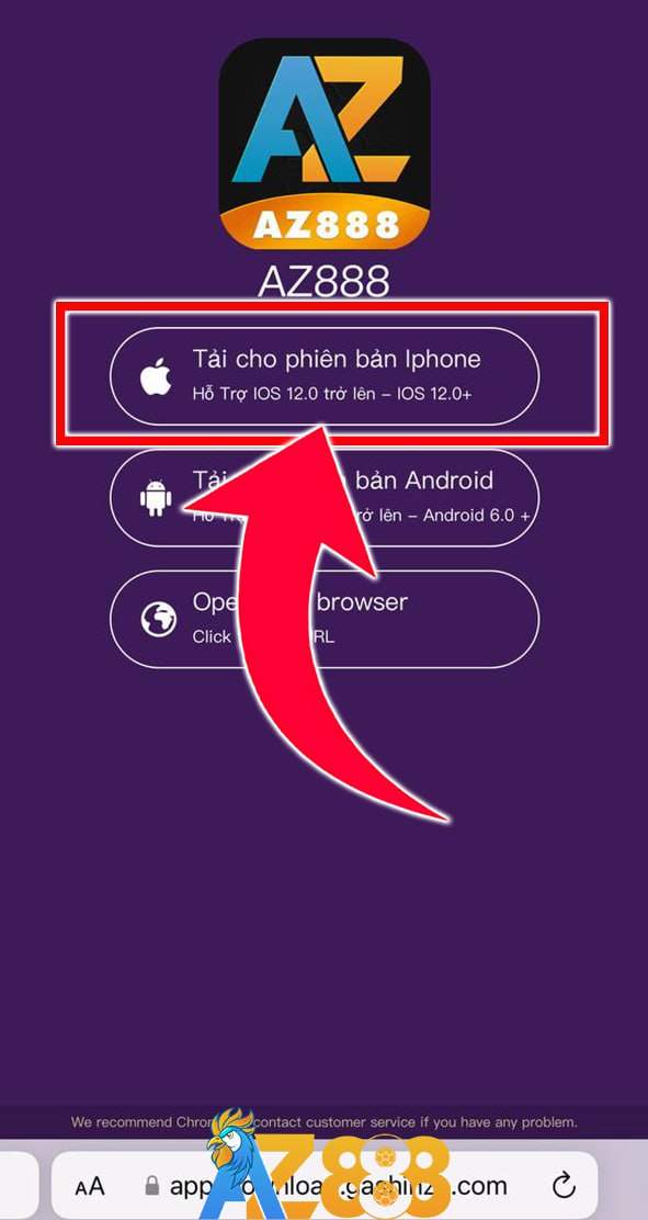 Tải cho phiên bản IOS