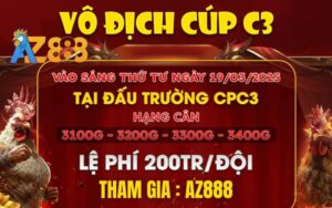 [Thông Báo] Giải Vô Địch Cup CPC3 Ngày 19/3/2025